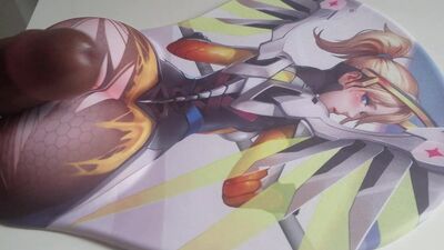 Mercy (Overwatch) Mousepad Cum Tribute