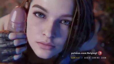 Jill Valentine, Handjob Tease (Bulging Senpai) [Resident Evil] 3D Porno R34