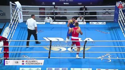 Эль-Саламони Али Мохамед Ибрахим Египет и Муслим Гадзимагомедов Россия, 4 день, дневная сессия, 86-92 КГ