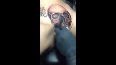 Тату на пизде