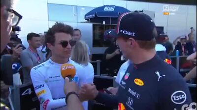 Norris & Verstappen.