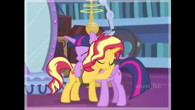 ~sunset shimmer x twilight sparkle; mlp~