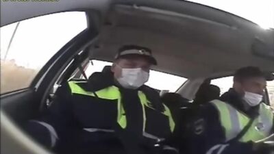 Погоня и задержание пьяного водителя на Урале