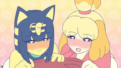 Ankha and Isabelle got drunk｜An Animal Crossing anime