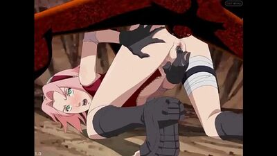 Наруто (Девятихвостый) и Сакура 6