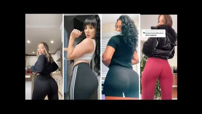 Small waist , Pretty Face With A Big Bank ,TikTok Challenge Compilation