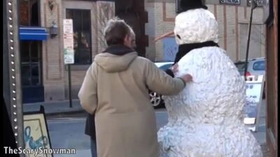 Снеговик пранк