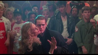 Lauren Hutton Karen Kopins from Once Bitten (Pantyhose scene)