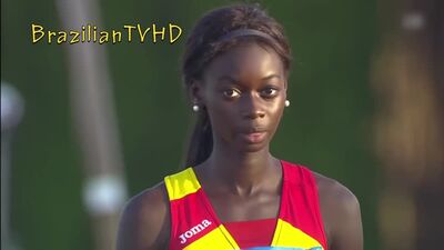 Fatima Diame Jump Highlights Mediterranean Games - booty bikini fitness sport