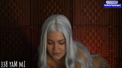 Кхал трахает свою Дейнерис Таргариен в игре престолов