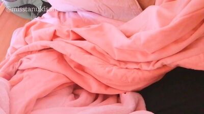 Cute soft girl masturbates before school in her kawaii pajamas Asian uncensored pink shaved pussy