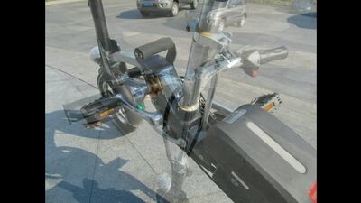 Складной электро-велосипед