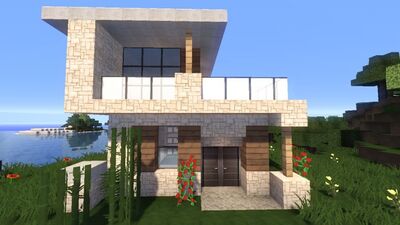 Красивый дом в майнкрафт. Строим Вместе! - Строительство - Minecraft