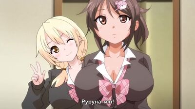 Вишенки и гяру / Cherry & Gal's / Вишнёвые Гяру / Целка и гяру 01 1 серия [RUS sub] (hentai, хентай, anime porno, sex)
