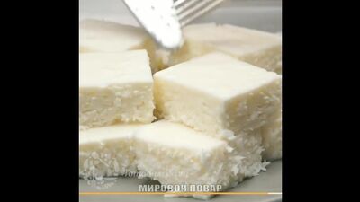 Десерт без выпечки за 5 минут! Кокосовое облачко!