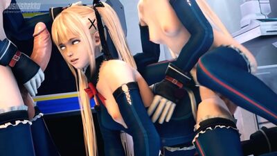 (No sound)Marie Rose futa on futa [Dead or Alive;DoA;Porn;threesome;Dickgirl;Futanari;Shemale;Animation;3d;R.34;sex;sfm]