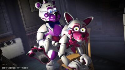 Furry fnaf cartoon characters have a fuck session