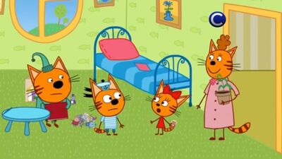 Окончание мультика Три Кота и заставка СОЛО 25.04.2020