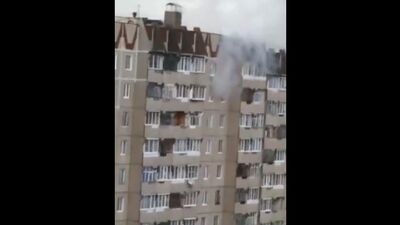 Молния ударила в квартиру на 8 этаже