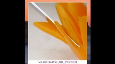 Красивая нарезка фруктов и овощей. Так и хочется попробовать. Всегда вкусно получается.