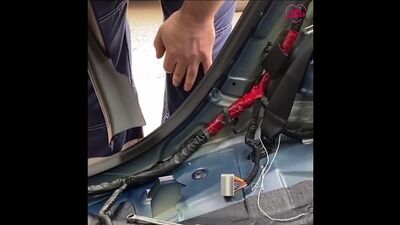 Как же без синей изоленты, даже в новой Kia K5. @shmeksi_utka