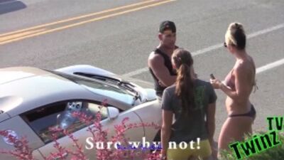 Розыгрыш девушек или как девушки ведутся на хорошее авто