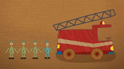 Новый мультсериал от Летающих зверей - МАШИНКИ - Пожарная машина - Развивающие мультики для детей