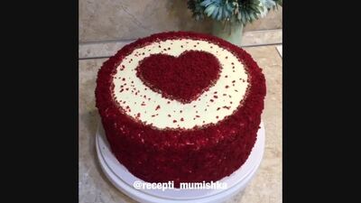 Торт «КРАСНЫЙ БАРХАТ» (ингредиенты указаны в описании видео)