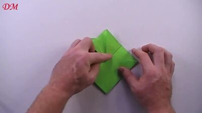 Как сделать прыгающую лягушку из бумаги. Лягушка оригами своими руками. DIY поде