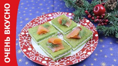 Готовим закусочные пирожные на праздничный стол. Очень вкусно!