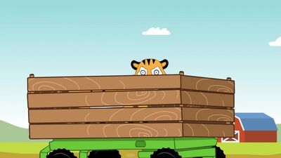 Песенки для детей - Едет Синий трактор - мультик