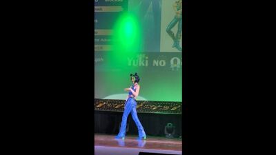 Jolyne Cujoh cosplay performance