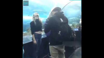 Сфоткай типа в океанариуме