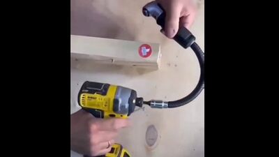 Гибкий удлинитель для шуруповерта в деле | Ремонт молотком