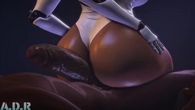 Haydee - buttjob; thighjob; masturbation; big ass; ass view; 3D sex porno hentai; [Haydee]