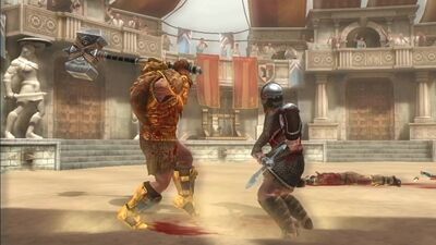 Гладиаторы 3Д: Арена и Кровь. Промо бой