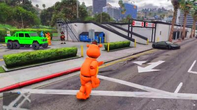 FNAF КАК ТОЙ ФРЕДДИ И АНИМАТРОНИКИ СПАСАЛИ ЧИКУ ОТ ИНОПЛАНЕТЯН В ГТА 5 МОДЫ ФНАФ