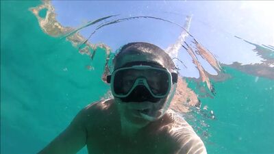 Крым, мыс Фиолент, подводная охота, август 2017.