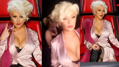 Сиськи Christina Aguilera