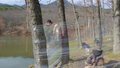 БАНЯ из стрейч пленки за 2 часа. Походная баня. Баня палатка.