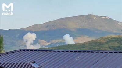 Прямо сейчас по окрестностям Степанакерта ведётся мощный обстрел