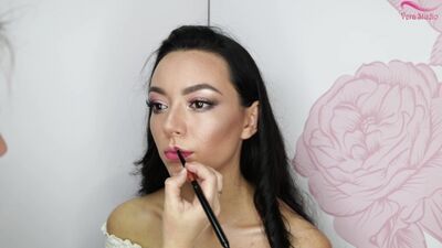 Verastudio урок № 11 Вечерний нежный макияж ( использование кремовых текстур и различных теней)