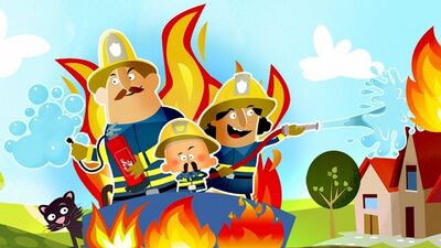 Маленькие Пожарные и их станция. Пожарная Машина. Мультик про Пожарных для мальчиков. Firefighters