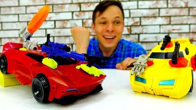 Фёдор на Испытаниях #Автоботы Гонки и Прокачка оружия ! Роботы #Трансформеры Игры для мальчиков