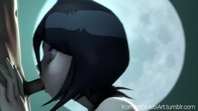 Rukia Kuchiki - minet; blowjob; deepthroat; 3D sex porno hentai [Bleach]