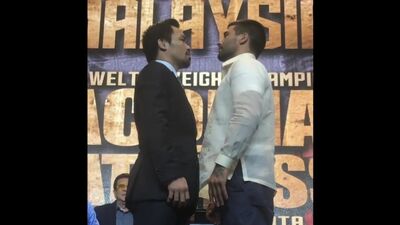 Пакьяо - Матиссе лицом к лицу