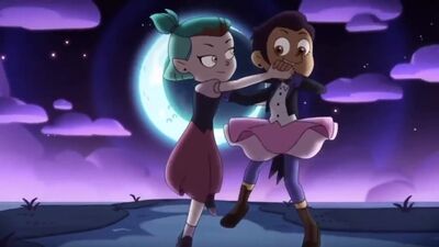 "Дом совы" (The Owl House). Танец Эмити и Луз