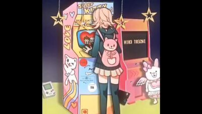 ↬ danganronpa ; hajime hinata x chiaki nanami