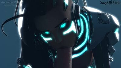 Sombra - deepthroat | Overwatch 3d hentai pron