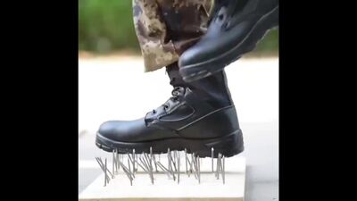 Берцы со стальным носком и усиленной подошвой